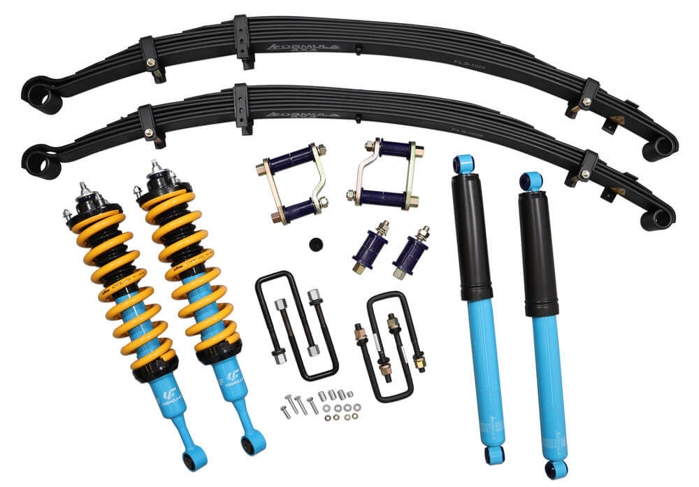 2 Inch 50mm Formula 4x4 Lift Kit Height Adjustable ReadyStruts Toyota Hilux N80 GUN126 2015-on (non wide body)