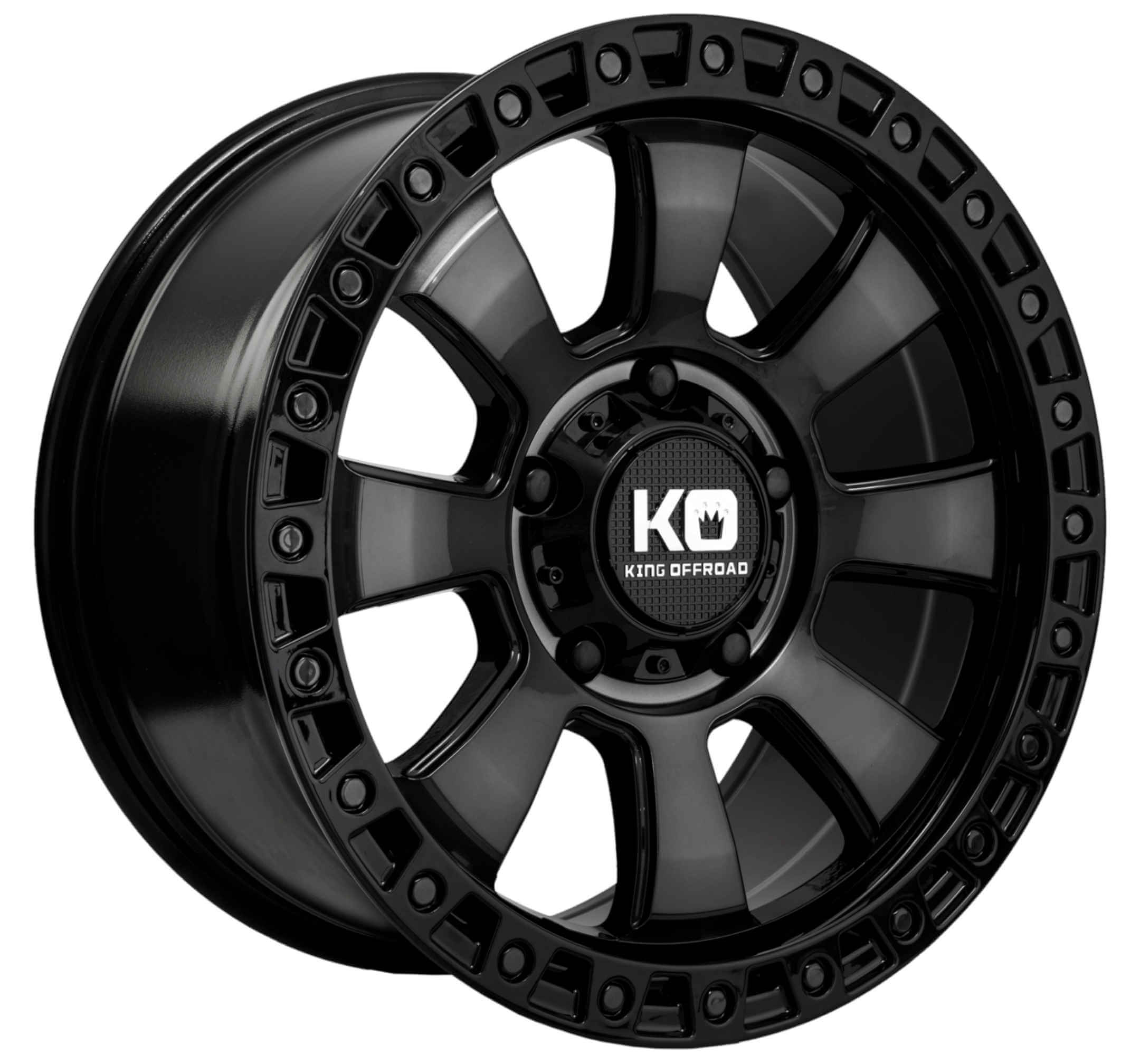 KING Wheels ARMOR - Gloss Black – Black Tint