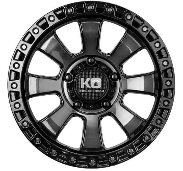 KING Wheels ARMOR - Gloss Black – Black Tint