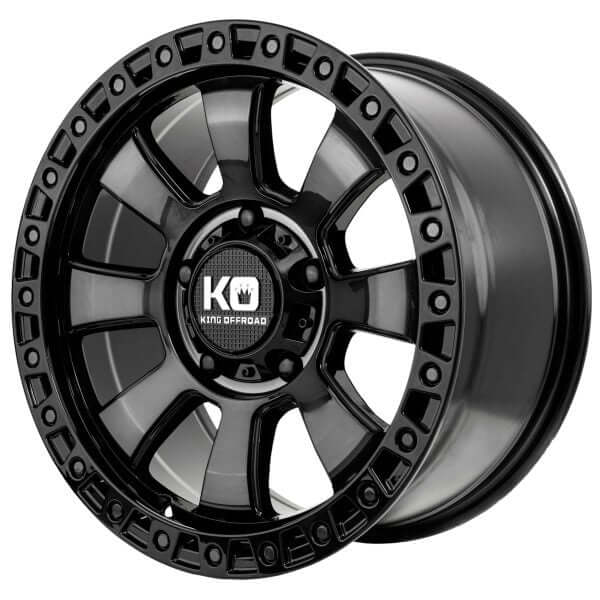 KING Wheels ARMOR - Gloss Black – Black Tint