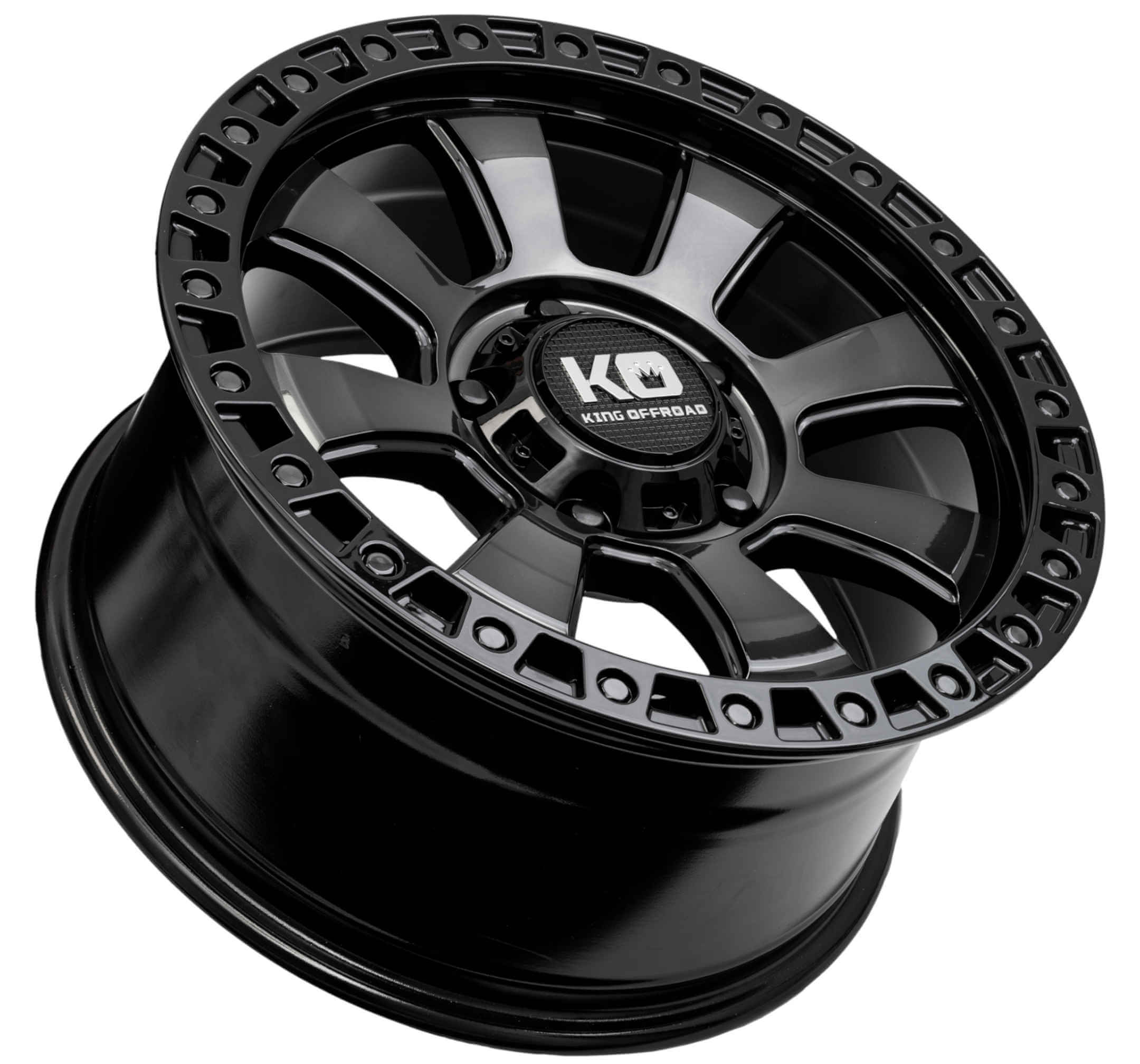 KING Wheels ARMOR - Gloss Black – Black Tint