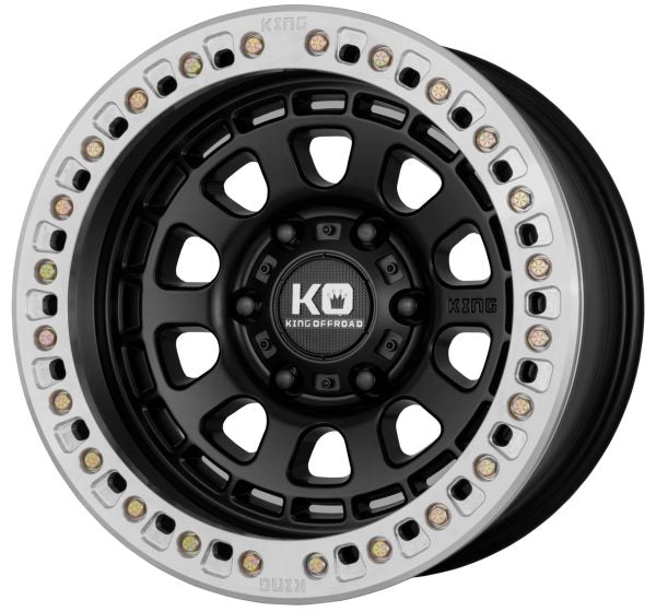 King Wheels COMP-D Dual Purpose - Satin Black
