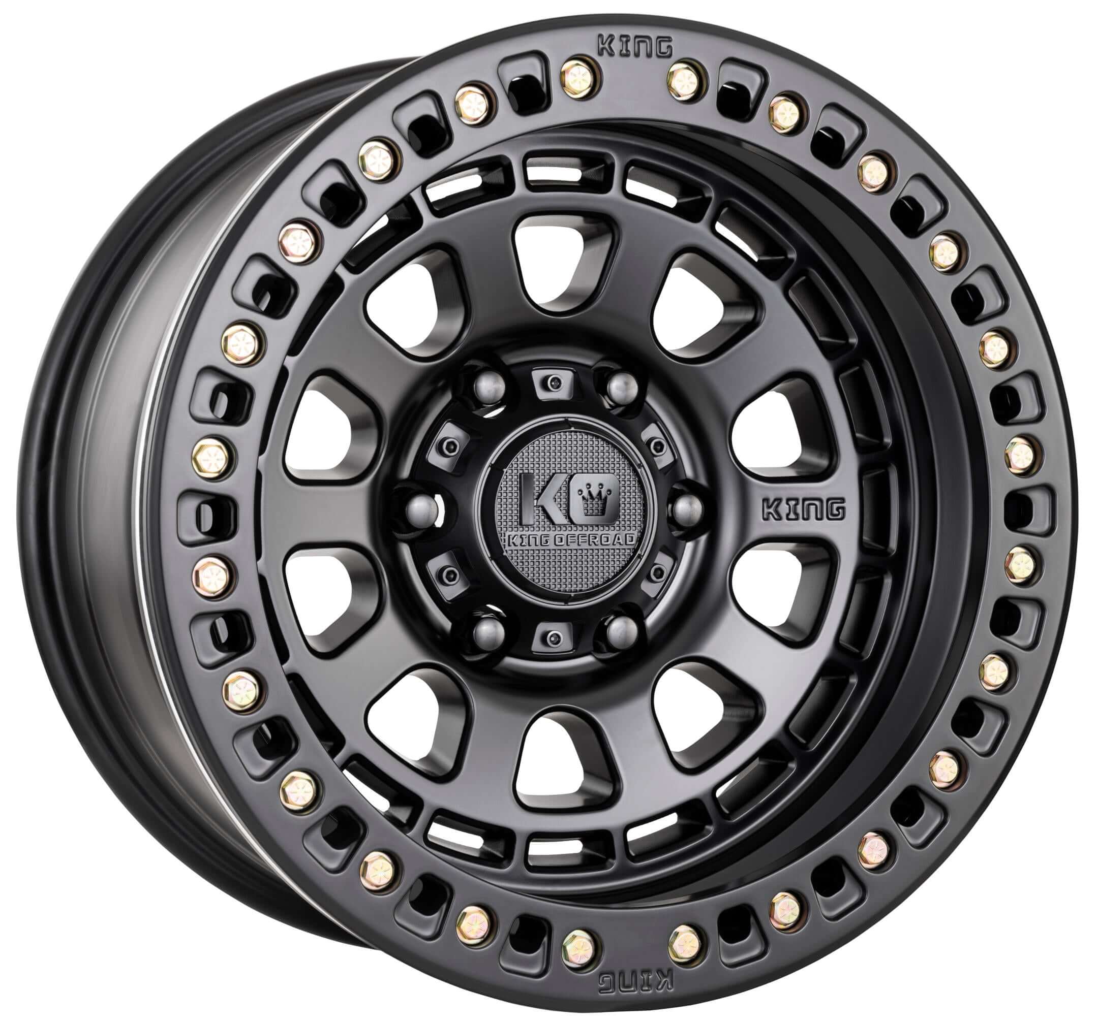 KING Wheels COMP-D Dual Purpose Bead Lock Wheel- Black