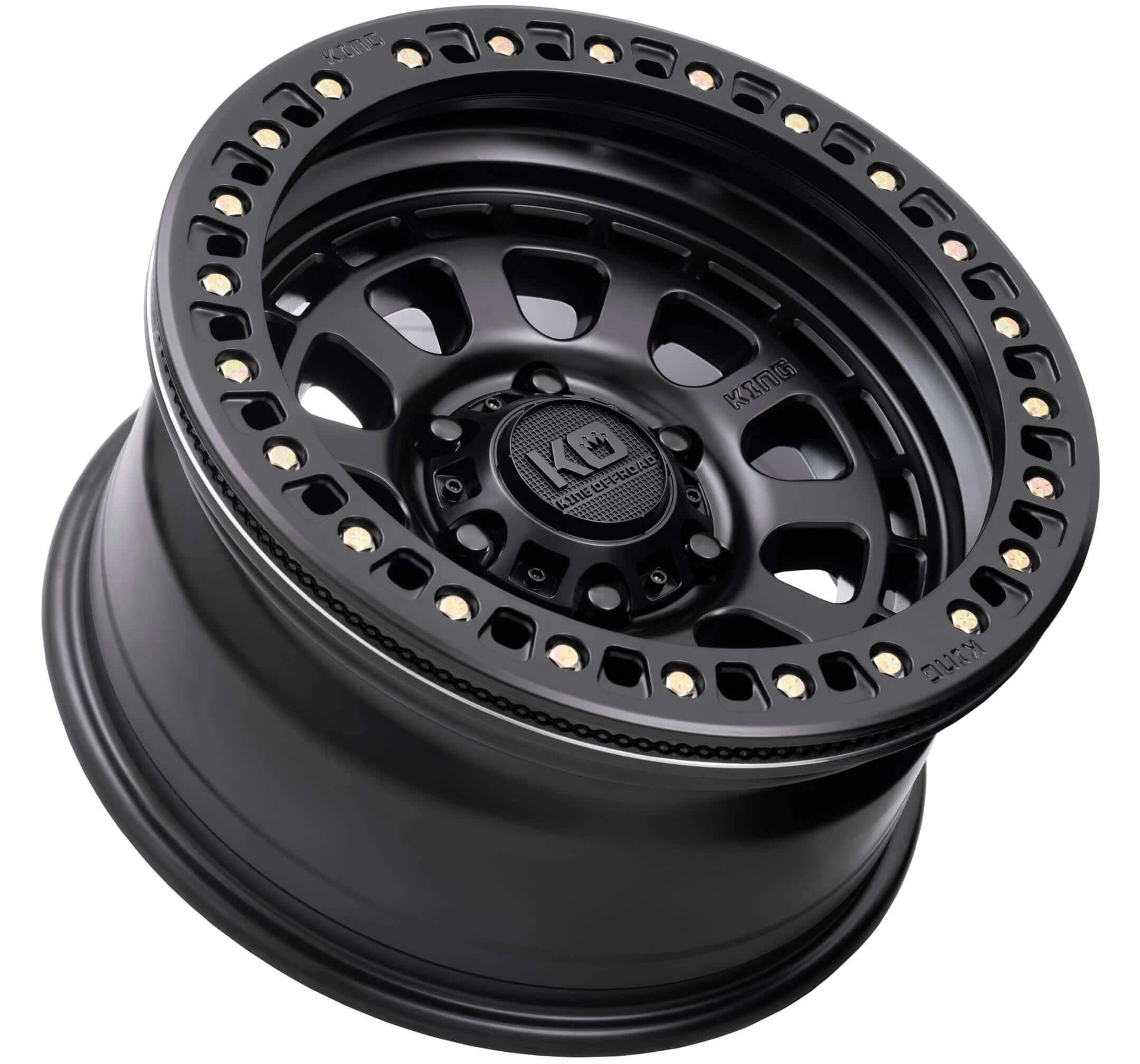 KING Wheels COMP-D Dual Purpose Bead Lock Wheel- Black