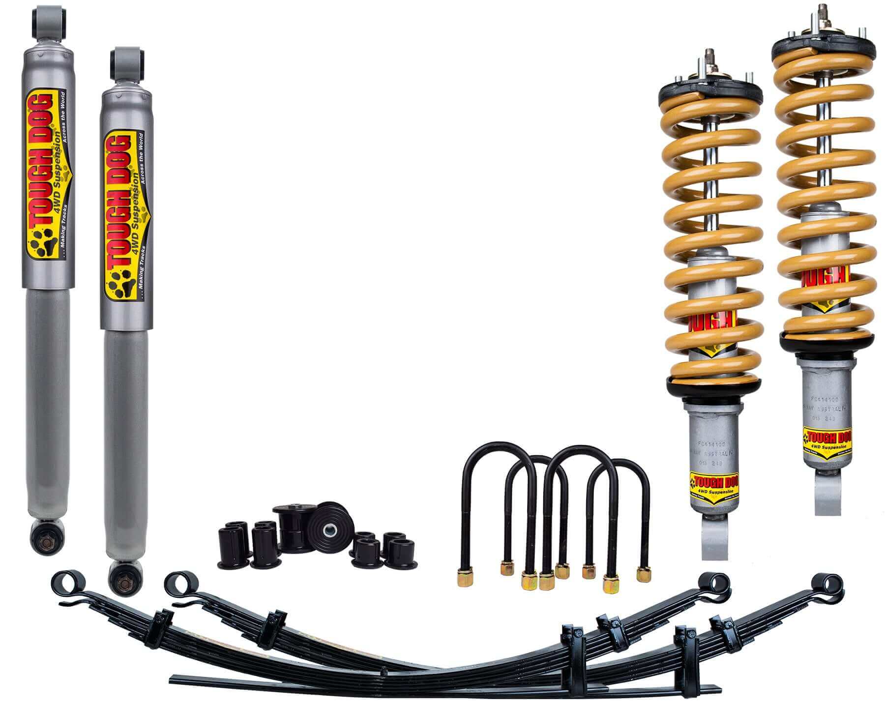 Tough Dog 40mm Adjustable shock 40mm lift kit Toyota Hilux N80 GUN126 2015-on (non wide body)