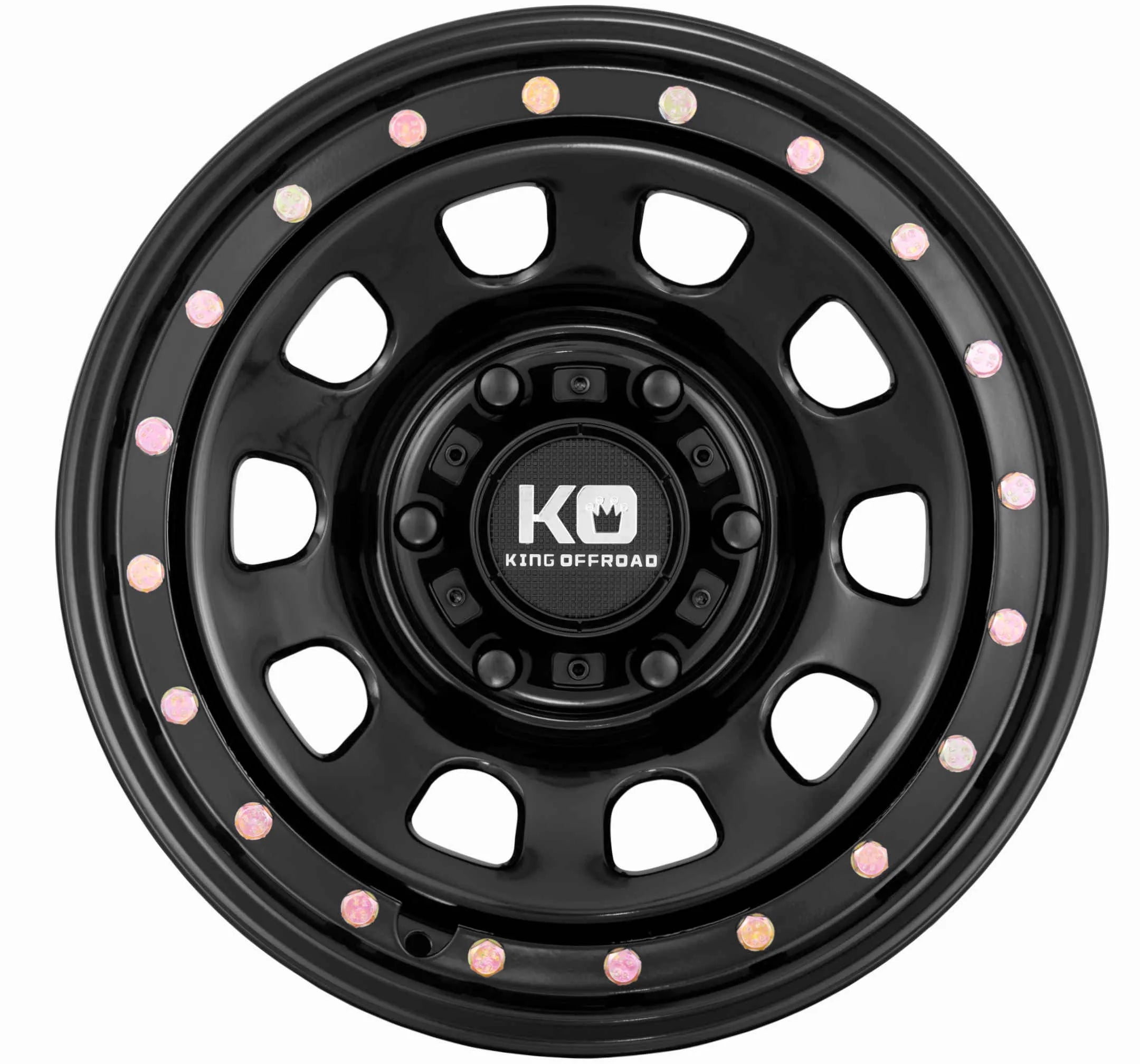 King Wheels D-LOCKER Imitation Bead lock - Black