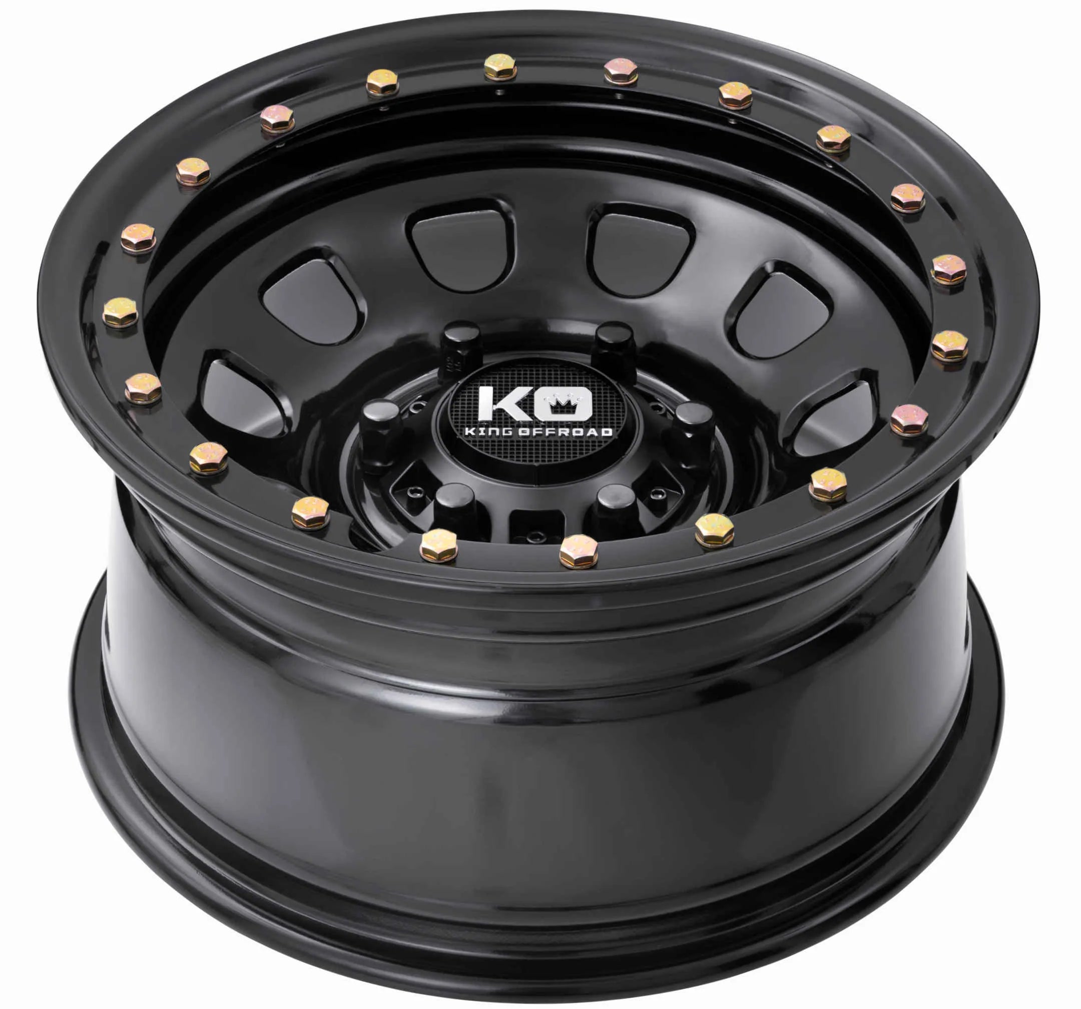 King Wheels D-LOCKER Imitation Bead lock - Black