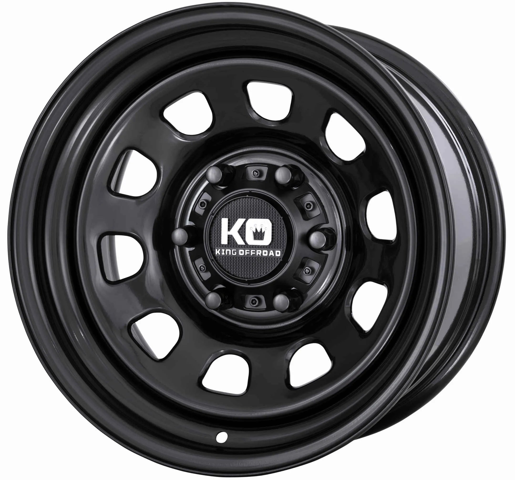 King Wheels D-HOLE - Black
