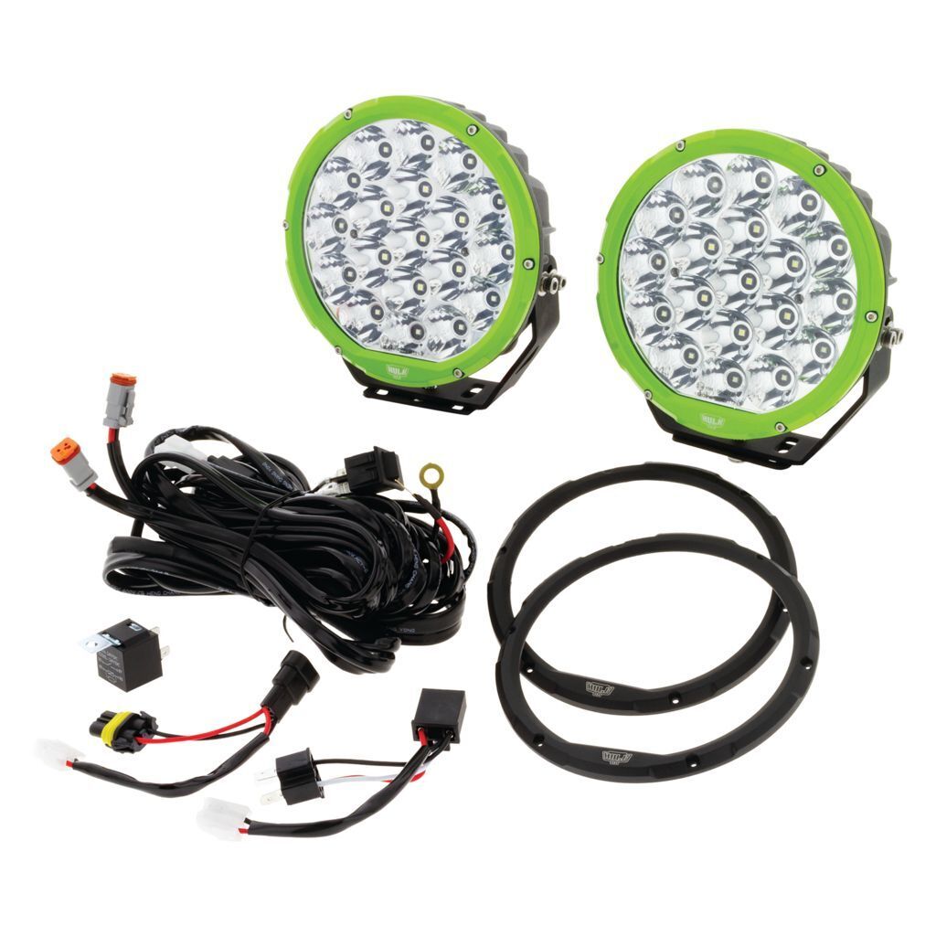Hulk 4x4 - 9" Round LED Driving Light Kit