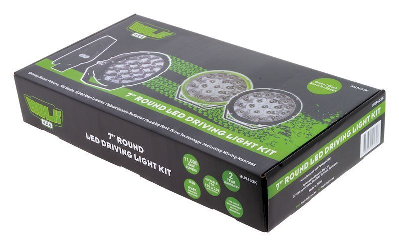 Hulk 4x4 - 9" Round LED Driving Light Kit