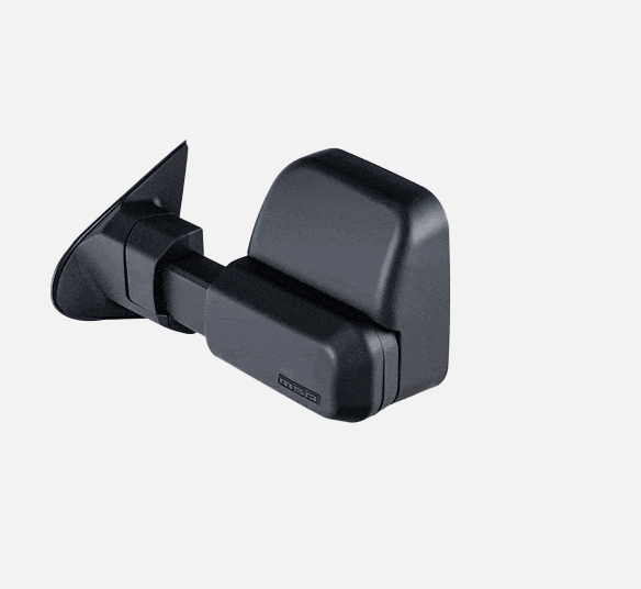 MSA 4x4 Towing Mirrors - RAM 1500, 2018-CURRENT. BLACK,ELECTRIC,HEATED,PUDDLE LIGHT,TEMP SENSOR,POWERFOLD